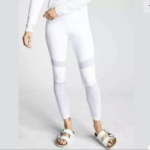 NWT, Athleta Meshblock Pocket Pura Tight | White